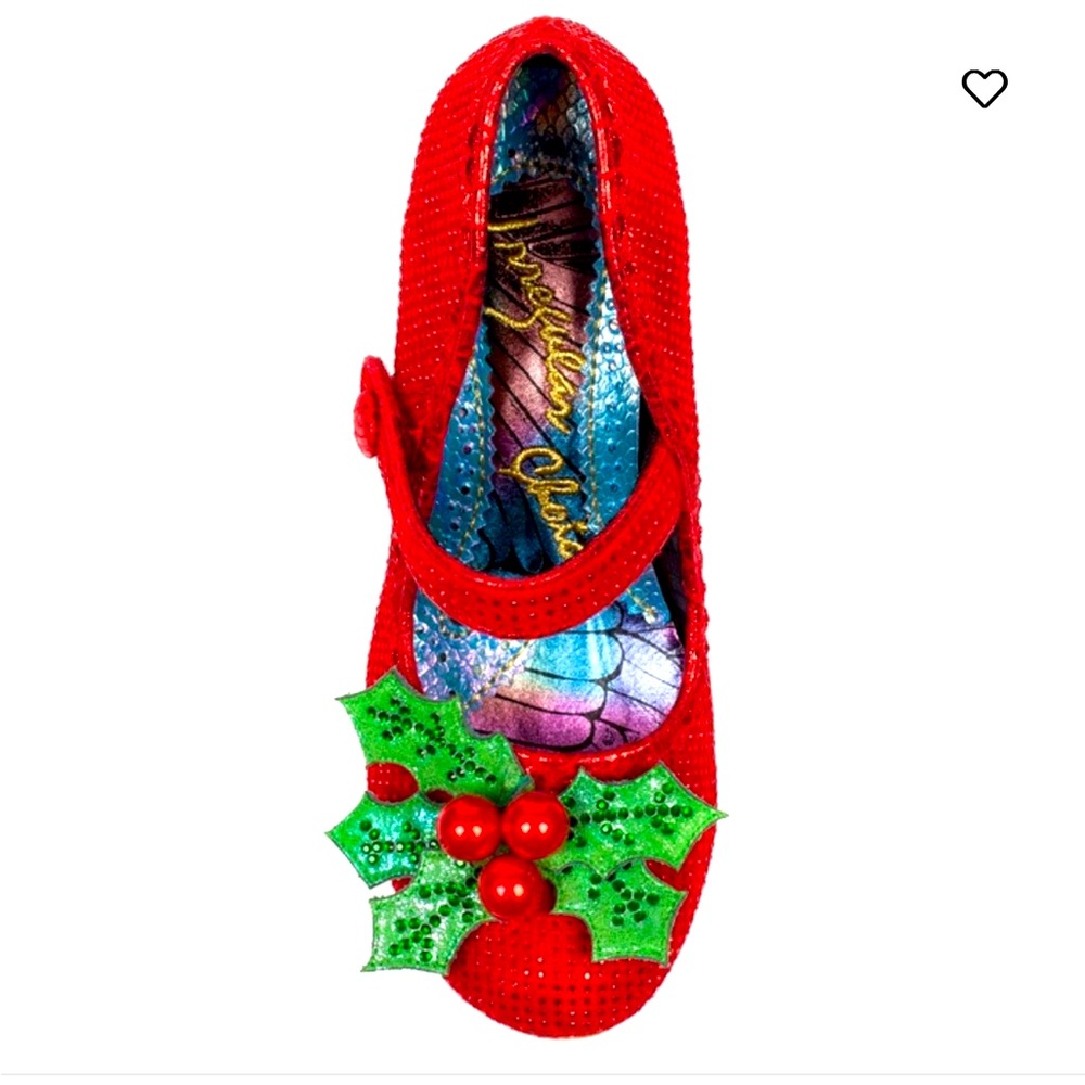 Irregular Choice Little Holly Christmas Heels